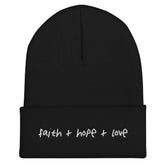 Christian Faith Hope Love Beanie
